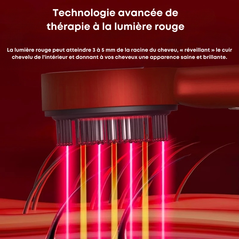 ZenLumi – Masseur crânien avec lumière rouge