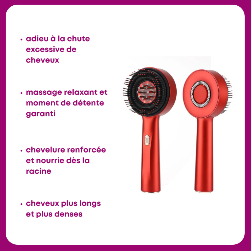 ZenLumi – Masseur crânien avec lumière rouge