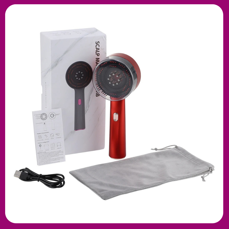 ZenLumi – Masseur crânien avec lumière rouge