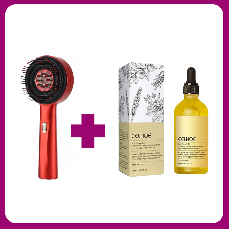 ZenLumi – Masseur crânien avec lumière rouge